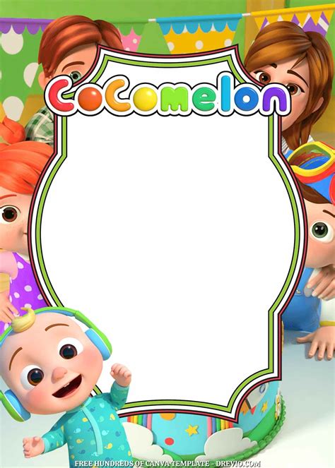 Cocomelon Birthday Template