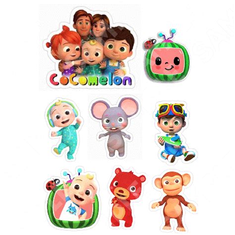 Cocomelon Cut-Out Characters