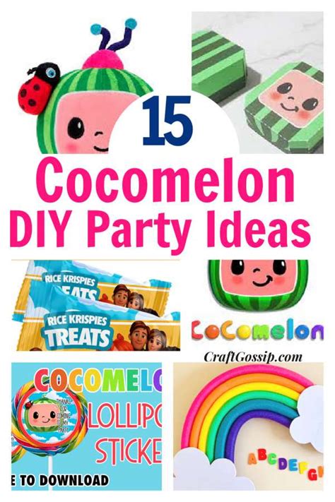 Cocomelon DIY Crafts Template