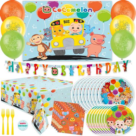 Cocomelon Party Decorations Template