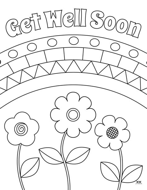 Get Well Soon Coloring Pages for Kids