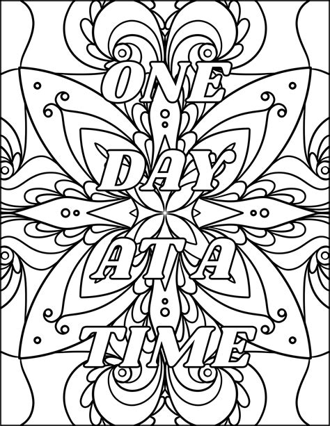 Coloring Pages for Recovery and Healing