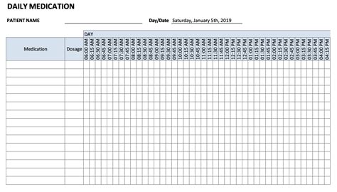 Common Challenges Solutions Medication Schedule Excel