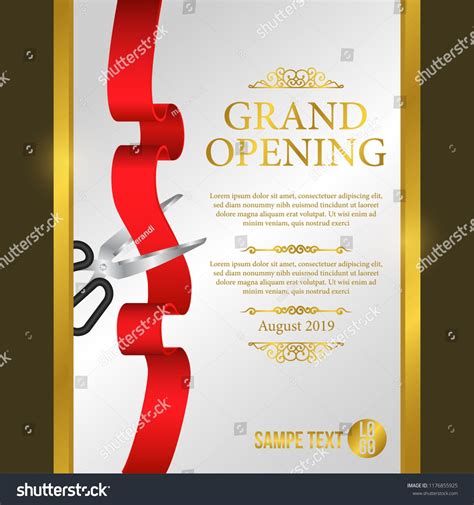 Common Mistakes Ribbon Cutting Flyer Template Design