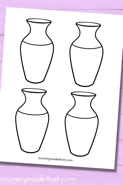 Common Mistakes When Using Printable Vase Templates