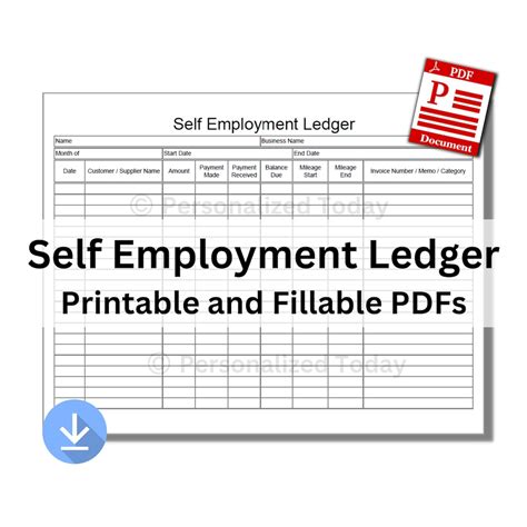 Common Mistakes to Avoid When Using Blank Self Employment Ledger Sheets