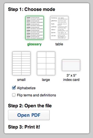 Common Uses of Quizlet Printable Flashcards