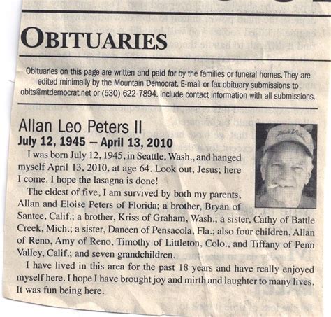 Community Obituaries