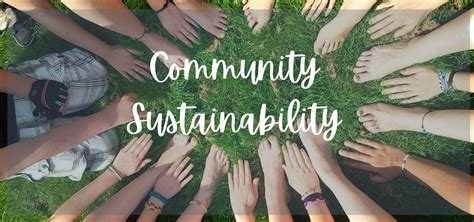 Community Sustainability Initiatives