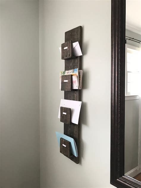 Compact Mail Organizer Wall Mount