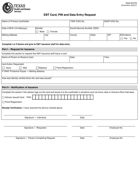 Connecticut Ebt Card Application Form