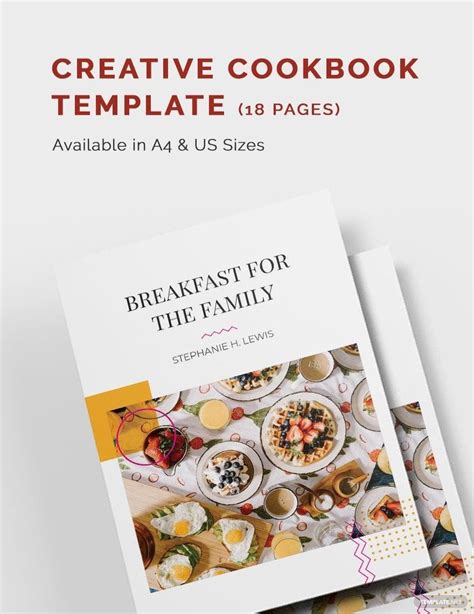 Cookbook Template Benefits