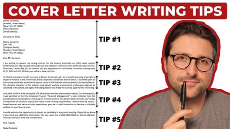 Cover Letter Writing Tips