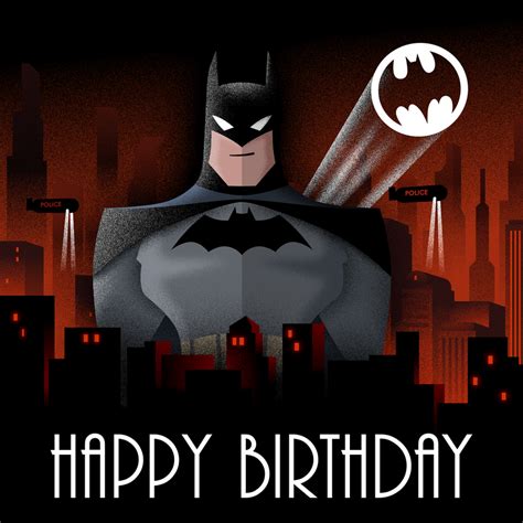 Create Batman Birthday Card Printable