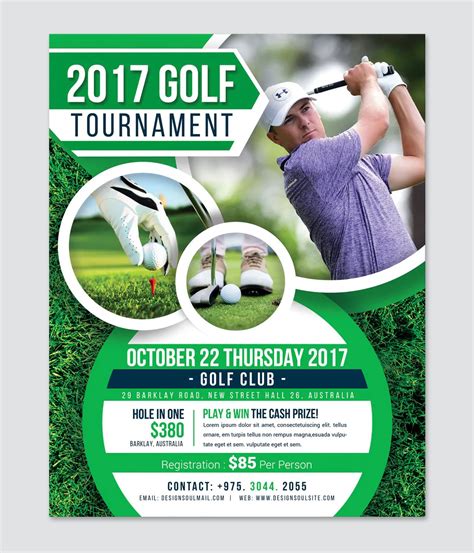 Create Golf Outing Flyer Steps