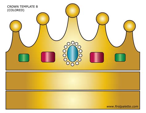 Create King Crown Printable Template