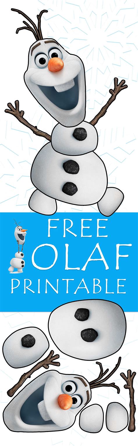 Creating Olaf Template Printable