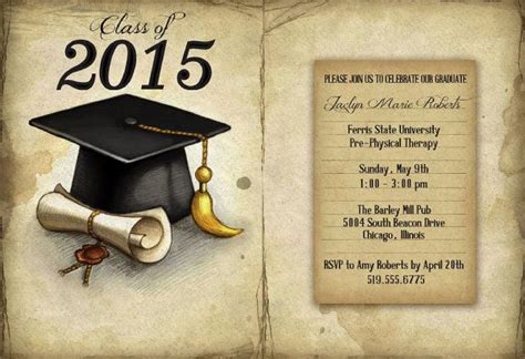 Create Printable Graduation Announcements