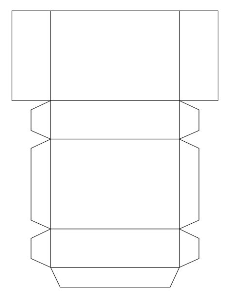 Create Rectangle Paper Box Template