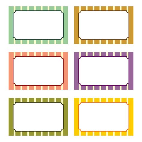 Create Your Own Free Printable Blank Labels