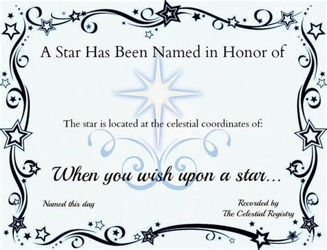 Creating A Name A Star Certificate Template