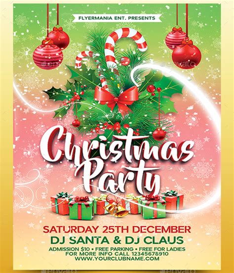 Creating Christmas Flyer Template Word