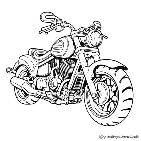 Creating Custom Motorcycle Coloring Pages