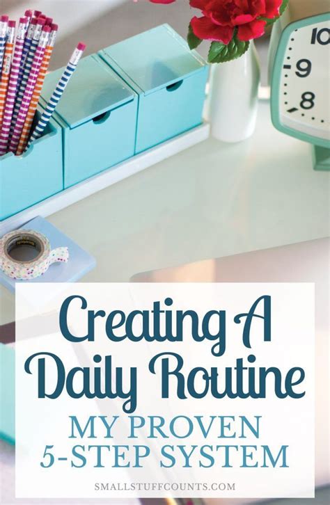 Creating a Daily Routine