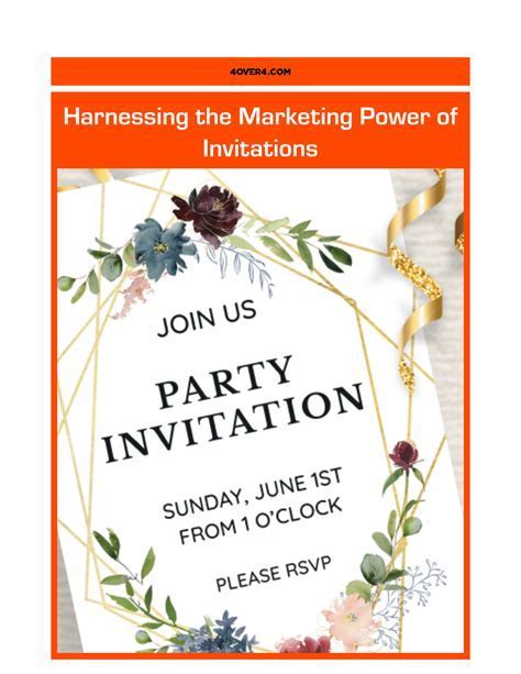 Creating Effective Invitations