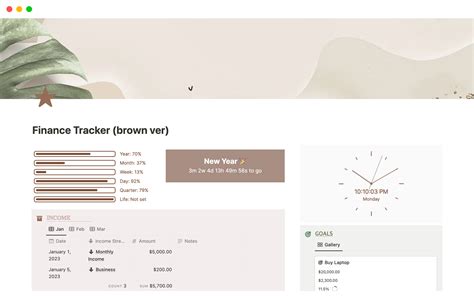 Creating Notion Finance Tracker Template