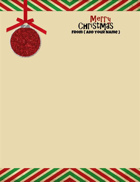 Creating Printable Christmas Stationery