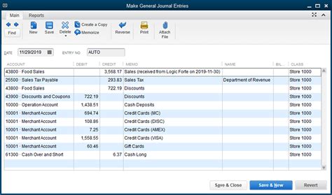 Creating QuickBooks Journal Entry Import Template