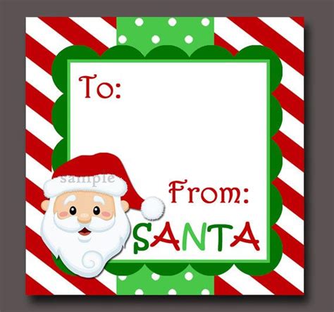 Creating Your Own Santa Labels