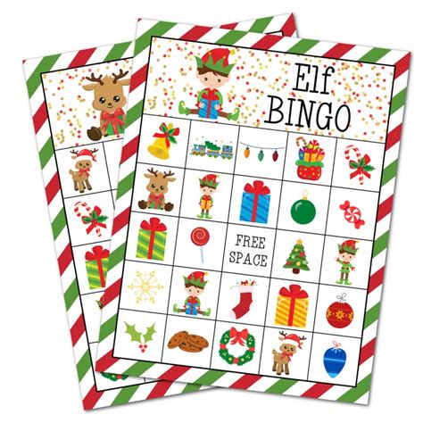 Creating Your Own Elf Bingo Printables