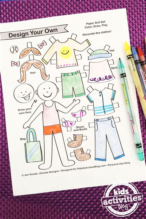 Creating Your Own Printable Paper Dolls