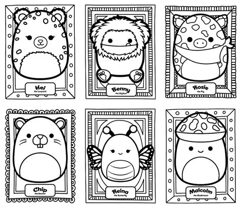 Creating your own Squishmallow coloring pages