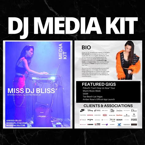 Creating a DJ Press Kit