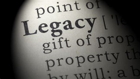 Creating a Lasting Legacy