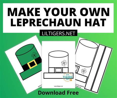 Creative ways to use a leprechaun hat template