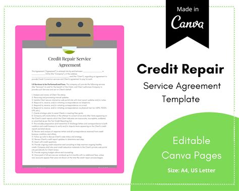 Credit Repair Templates