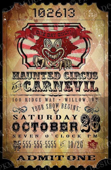 Creepy Carnival Flyer Template