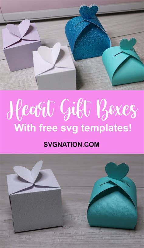 Cricut Heart Box Template Benefits