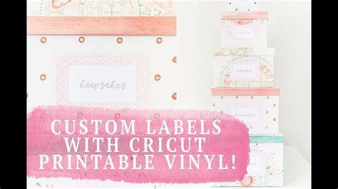 Cricut Label Template Examples