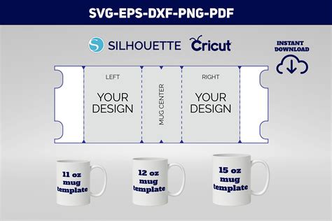 Cricut Mug Template Downloads