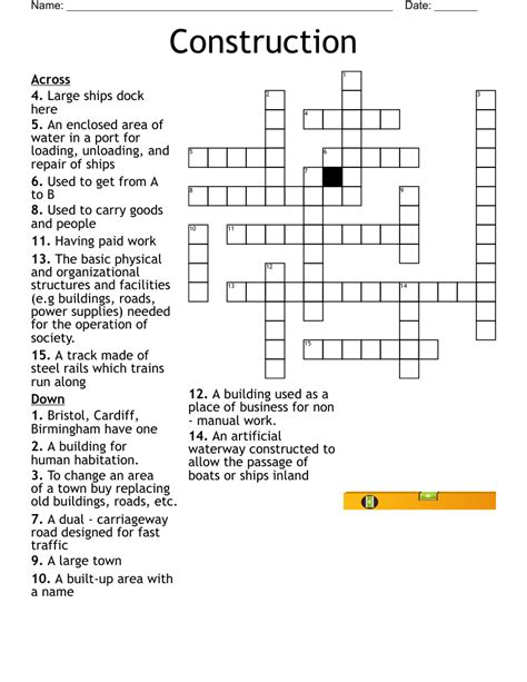 Description of Crossword Construction