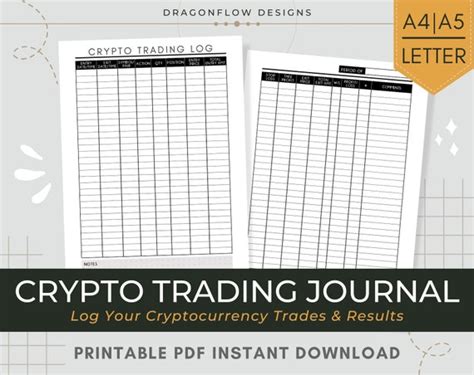 Cryptocurrency Trading Journal Template