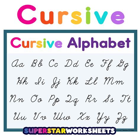 Cursive Letters Example 1