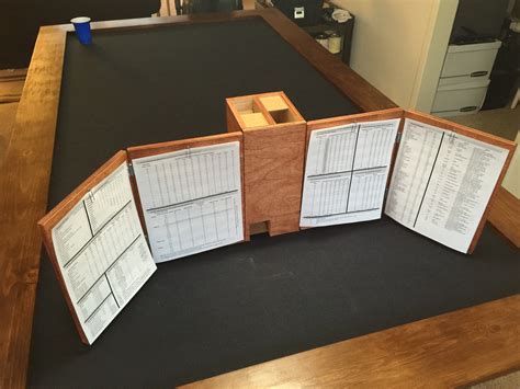 A custom DM screen