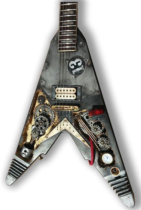 Description of Custom Flying V Guitar Design