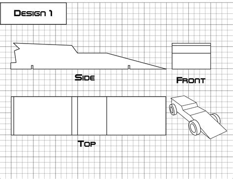 Custom Pine Car Derby Templates